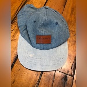 Old Navy kids hat, denim